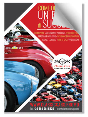 Catalogo abbigliamento, gadget e accessori per gare e raduni auto storiche